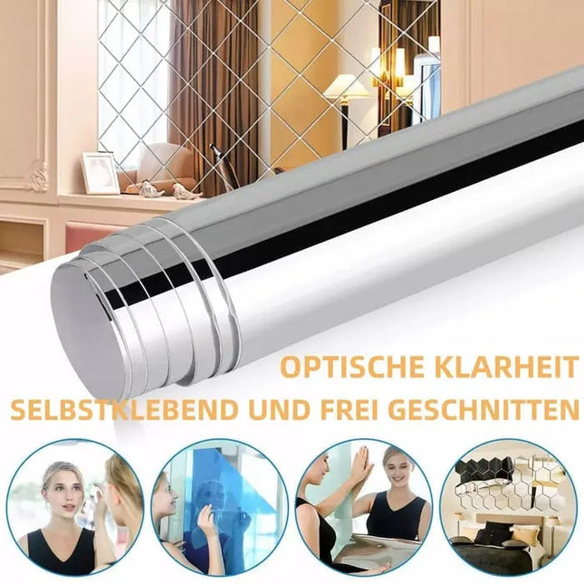 Innovative Mirror Window Film | Shatterproof Self-Adhesive PET Film for Safety and Versatility 0
