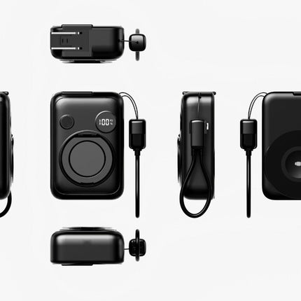 Innovative Portable Wireless Charging Unit with MagSafe Technology | Compact Design for Effortless Charging 7