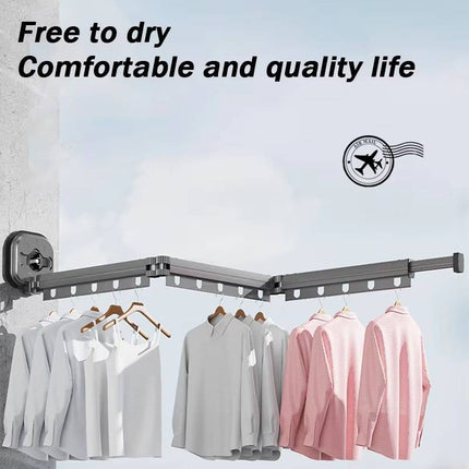 Innovative Wall-Mounted Laundry Drying Rack with 540° Folding Design | Space-Saving Solution for Efficient Drying 1