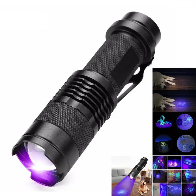 Inspection Pro | LED UV Flashlight for Stain Detection with Compact Design | Ideal for Home and Pet Care 1