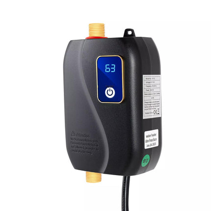 Instant Hot Water Heater | Electric Tankless Water Heater with LED Display | Compact Design for Space-Saving Efficiency 0