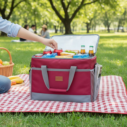 Insulated Lunch Bag | Large Capacity Soft Sided Cooler with Waterproof Design | Perfect for Travel and Picnics 5