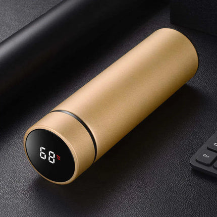 Insulated Stainless Steel Thermal Bottle with Digital Temperature Display | Perfect for Hot & Cold Beverages on the Go 1