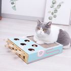 Interactive Cat Scratcher Playground | 3-in-1 Design for Climbing & Play 0