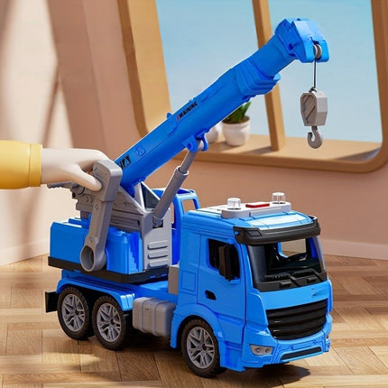 Interactive Crane Truck Toy | Lights & Sounds with Movable Parts | Engaging Play for Skill Development 3