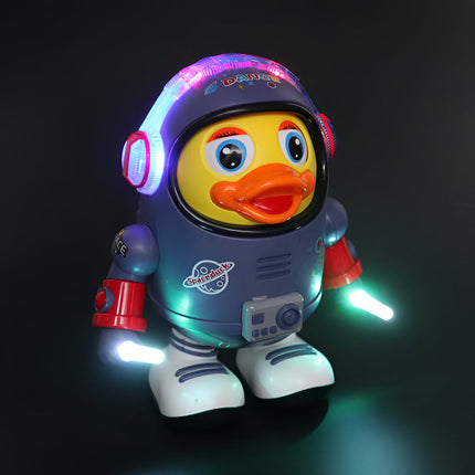 Interactive Dancing Astronaut Duck Toy with Music & Lights | Engaging Play for Kids 2