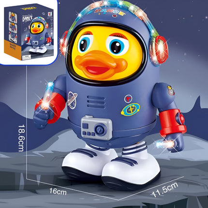Interactive Dancing Astronaut Duck Toy with Music & Lights | Engaging Play for Kids 3