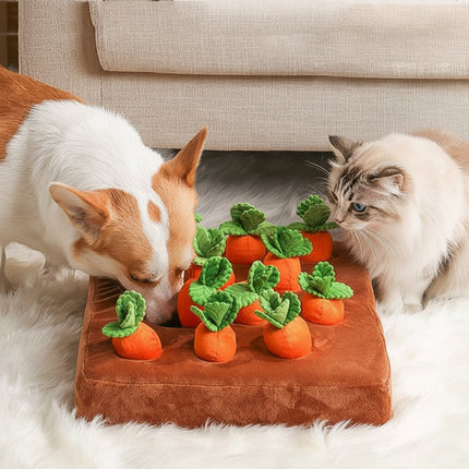 Interactive Dog Puzzle Toy | Snuffle Mat with Treat Hiding Challenge | Engaging Indoor Enrichment for Dogs 0