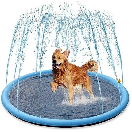 Interactive Dog Splash Pad with Built-in Sprinklers | Durable Water Mat for Cooling Fun on Hot Days 2
