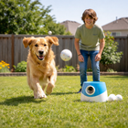 Interactive Dog Toy | Electronic Ball Launcher with Adjustable Distance | Fun Fetch Game for Active Dogs 0