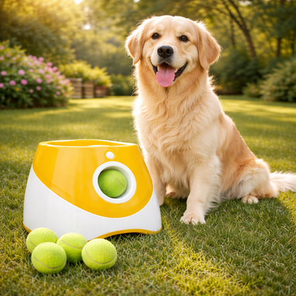 Interactive Dog Toy | Electronic Ball Launcher with Adjustable Distance | Fun Fetch Game for Active Dogs 5