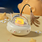 Interactive Laser Cat Toy with Feather Teaser for Active Play 0