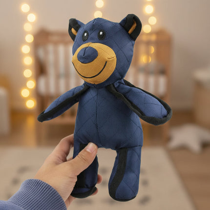 Interactive Plush Dog Bear Chew Toy with Reinforced Stitching for Engaging Play 0