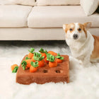 Interactive Plush Dog Toy Set | 12 Sniff-and-Seek Carrots for Engaging Playtime 0