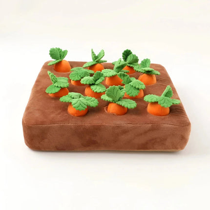 Interactive Plush Dog Toy Set | 12 Sniff-and-Seek Carrots for Engaging Playtime 2