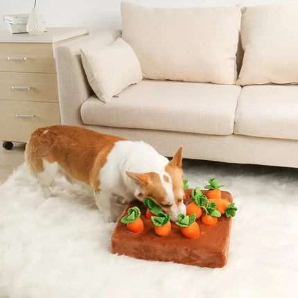 Interactive Plush Dog Toy Set | 12 Sniff-and-Seek Carrots for Engaging Playtime 5