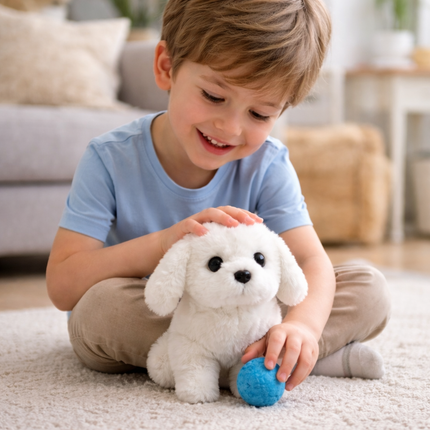Interactive Plush Puppy Toy | Realistic Movements & Soft Texture | Engaging Companion for Kids' Playtime 4