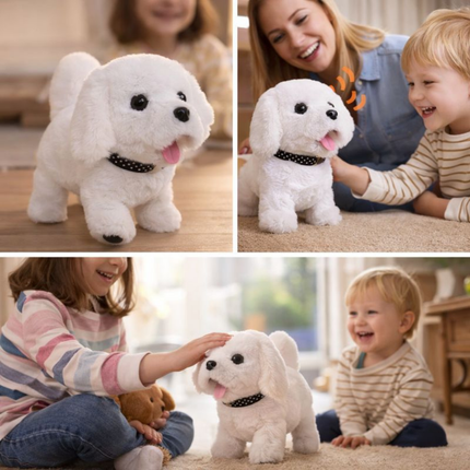 Interactive Plush Puppy Toy | Realistic Walking Robot Dog with Barking Sounds | Engaging Indoor Play for Kids 5