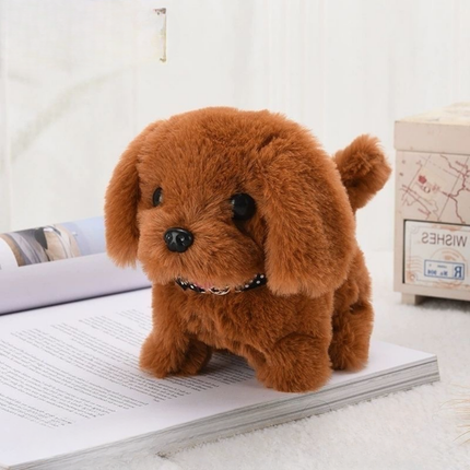 Interactive Plush Puppy Toy | Robot Dog with Walking & Barking Features | Engaging Companion for Kids 2