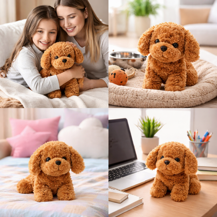 Interactive Plush Toy Puppy with Walking & Barking Features | Engaging Companion for Kids 5