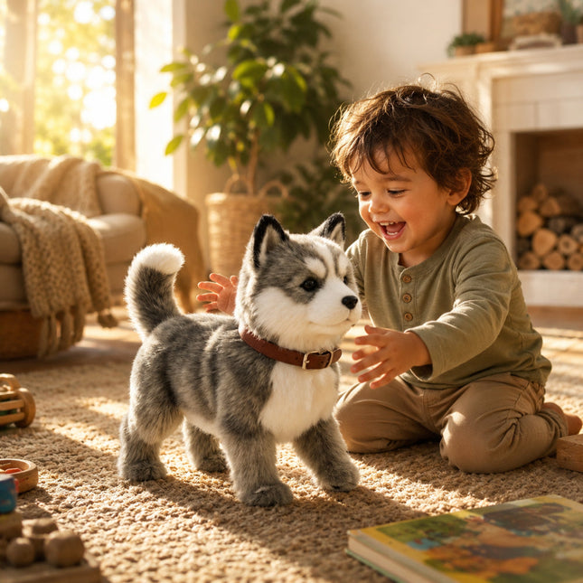 Interactive Robot Dog Toy | Walking Puppy with Tail Wagging Action | Perfect Companion for Kids 0