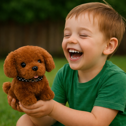 Interactive Robot Puppy | Plush Toy with Realistic Movements | Engaging Companion for Kids 1