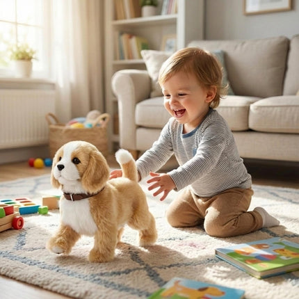 Interactive Robot Puppy | Realistic Electronic Dog Toy with Walking & Barking | Engaging Companion for Kids' Imaginative Play 15