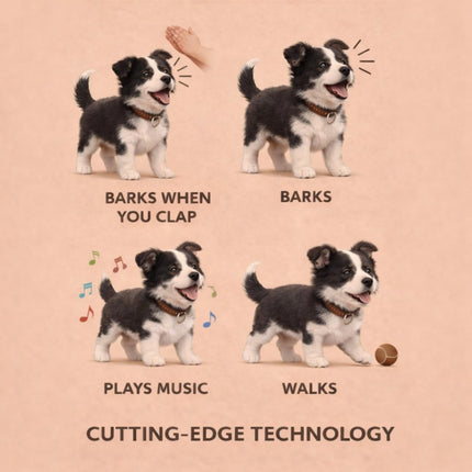 Interactive Robot Puppy | Realistic Electronic Dog Toy with Walking & Barking | Engaging Companion for Kids' Imaginative Play 6