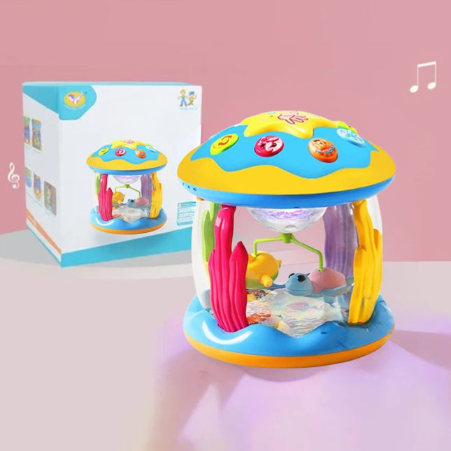 Interactive Sensory Baby Drum Toy with Lights & Music | Engaging Activity for Early Learning 1