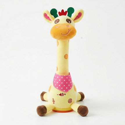 Interactive Singing Giraffe Plush Toy with Nursery Rhymes & Speech Mimicry | Engaging Musical Companion for Early Childhood Development 10