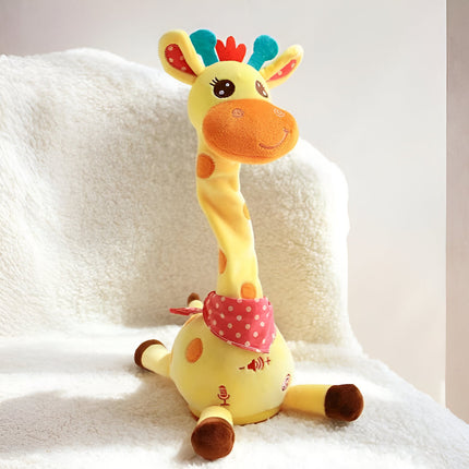 Interactive Singing Giraffe Plush Toy with Nursery Rhymes & Speech Mimicry | Engaging Musical Companion for Early Childhood Development 2