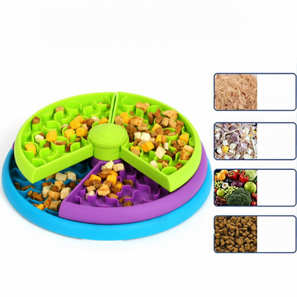 Interactive Slow Feeder Dog Bowl | Multi-Level Design for Healthy Eating 1