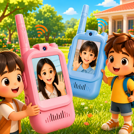 Interactive Video Walkie Talkie Toy with Rechargeable Battery | Fun Communication for Kids 1