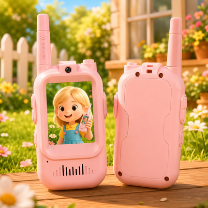 Interactive Video Walkie Talkie Toy with Rechargeable Battery | Fun Communication for Kids 4
