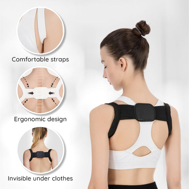 Invisible Back Posture Corrector, Back Brace Under Clothing, Adjustable Posture Brace for Spine and Shoulder Support_01