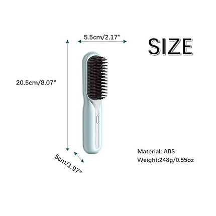 Cordless Curling Brush, Rechargeable Ceramic Hair Straightener for Travel – image 10