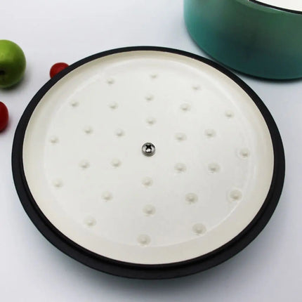 Enameled Cast Iron Pot with Lid, Cast Iron Dutch Oven