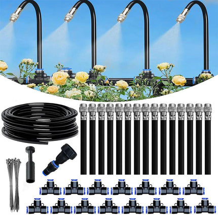 Irrigation Pro | Drip Irrigation System with Adjustable 360° Nozzles | Flexible Hose for Precise Watering in Gardens 0