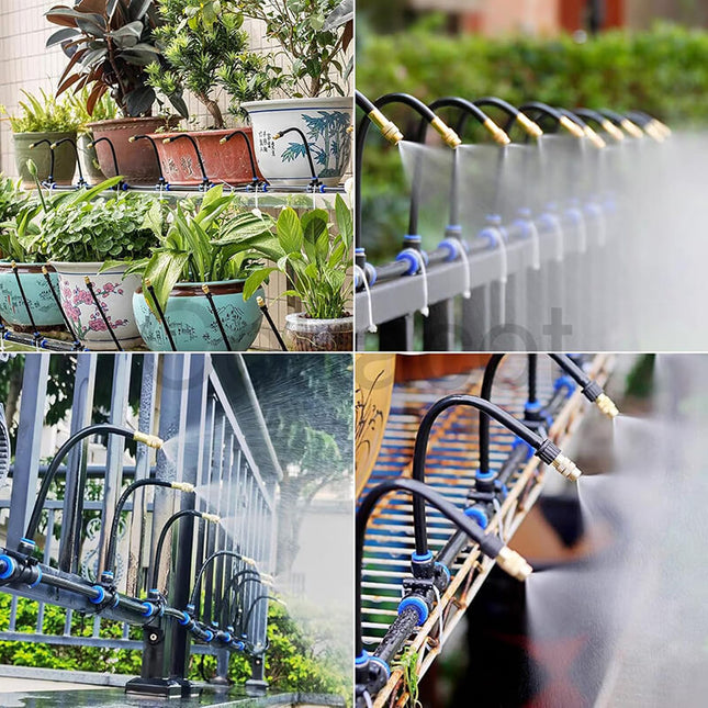 Irrigation Pro | Drip Irrigation System with Adjustable 360° Nozzles | Flexible Hose for Precise Watering in Gardens 1