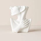 Vases, Ceramic Vase for Flowers with Abstract Face, Modern Decorative Vase for Home Decor and Office Decor