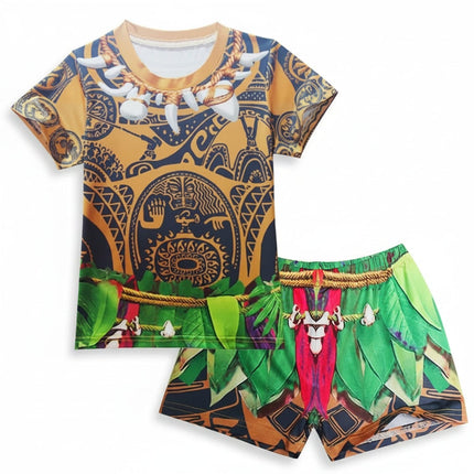 Island Warrior Costume | Children's Halloween Outfit with Comfortable Fit | Perfect for Adventurous Play 4