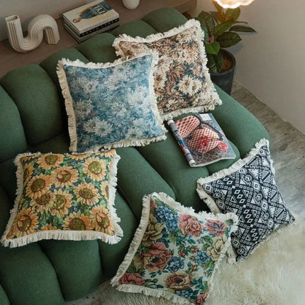 Decorative Pillow Cover 18x18 or 24x24, Jacquard Cushion Cover – image 8