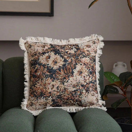 Jacquard Cushion Cover, Decorative Pillow Cover 24x24