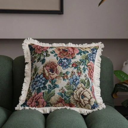 Decorative Pillow Cover 18x18, Jacquard Cushion Cover – image 4