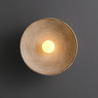 Japandi | Wall Sconces with Textured Disc Design | Ambient Illumination for Modern Spaces 0