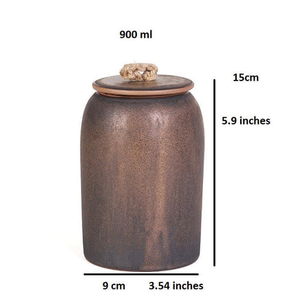Ceramic Tea Caddy, Kitchen Canisters for Gong Fu Tea – image 16
