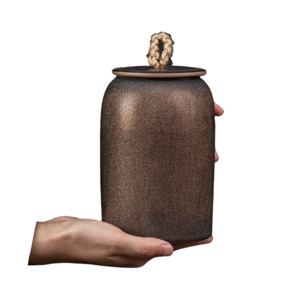 Ceramic Tea Caddy, Japanese Tea Canister – image 9