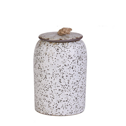 Ceramic Tea Caddy, Retro Stoneware Candy Jar for Sweets – image 5