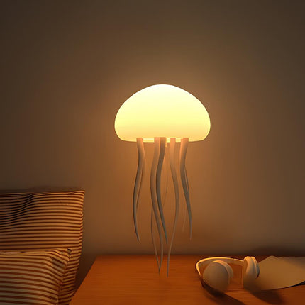 Jellyfish Light, Color Changing Jellyfish Lamp, Ambient Light with Touch and Sound Control, Hanging Light for Room Decor