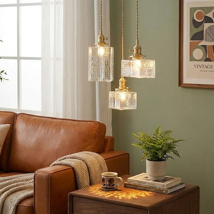 JewelGlass | Elegant Modern Glass Pendant Light Fixture for Kitchen 5